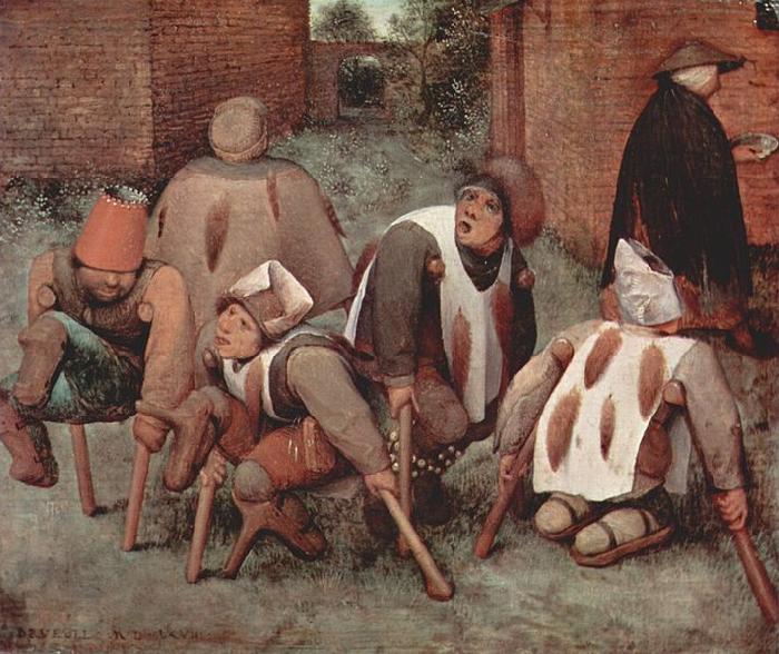 Pieter Bruegel the Elder Die Kruppel China oil painting art